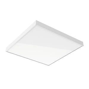 Светодиодный светильник VARTON офисный встраиваемый/накладной 595х595х50 мм 40 Вт с равномерной засветкой рассеиватель опал IP40 DALI Tunable White (2700-6500 K)